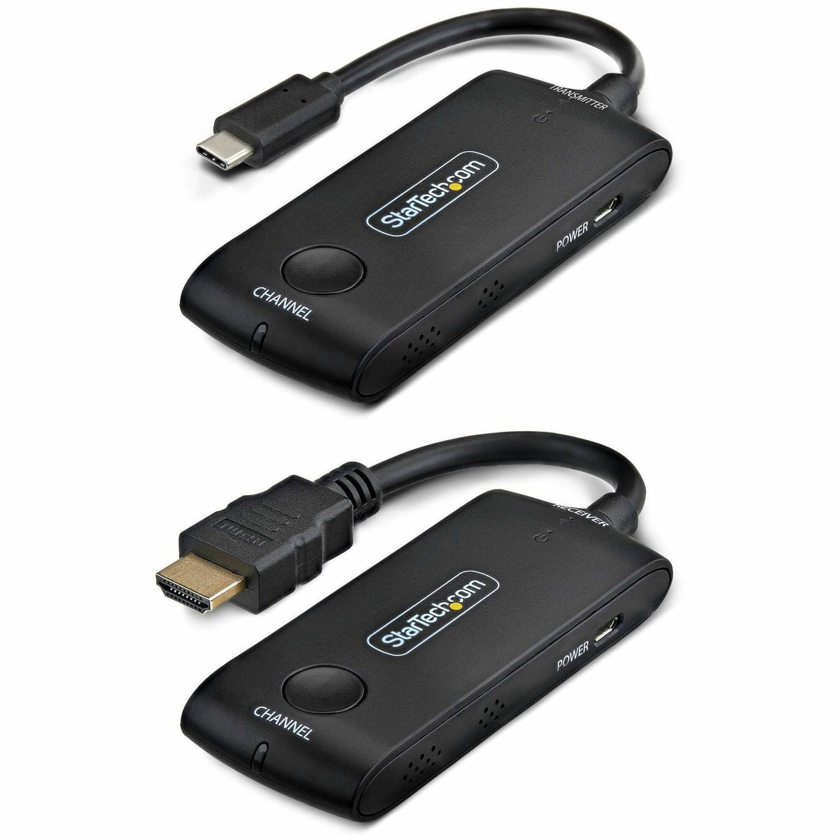 Main Image for StarTech Wireless USB-C to HDMI Extender for Meeting Rooms, 4K 60Hz, 65ft Range, USB Powered, Plug-and-Play Tx and Rx Kit