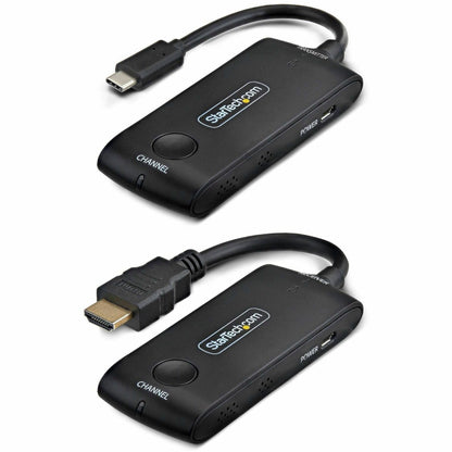 Main Image for StarTech Wireless USB-C to HDMI Extender for Meeting Rooms, 4K 60Hz, 65ft Range, USB Powered, Plug-and-Play Tx and Rx Kit