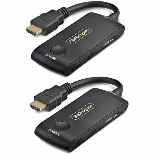 Main Image for StarTech Wireless HDMI Extender 4K 60Hz, 65ft Range, USB Powered, Plug-and-Play Transmitter and Receiver Kit