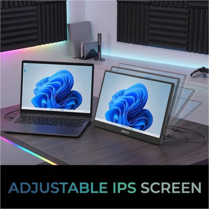 Alternate-Image1 Image for Adesso CyberView P1 16" Class Full HD LCD Monitor - 16:9 - TAA Compliant