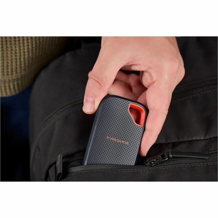 Alternate-Image2 Image for SanDisk Extreme Portable SDSSDE70-2T00-G25 2 TB Portable Solid State Drive - External - Black