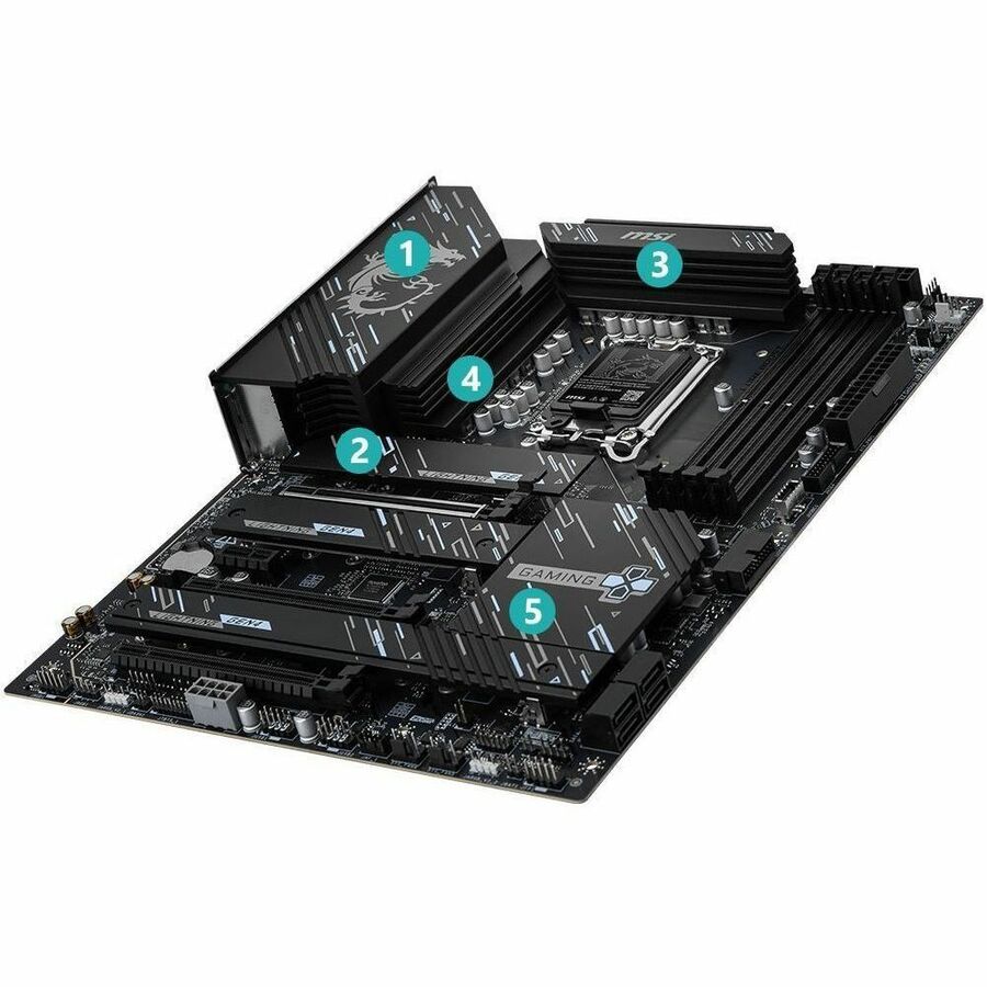 Alternate-Image8 Image for MSI Z890 GAMING PLUS WIFI6E Gaming Desktop Motherboard - Intel Z890 Chipset - Socket LGA-1851 - ATX