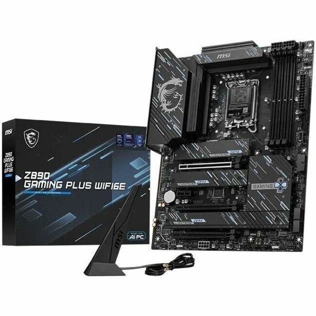 Main Image for MSI Z890 GAMING PLUS WIFI6E Gaming Desktop Motherboard - Intel Z890 Chipset - Socket LGA-1851 - ATX