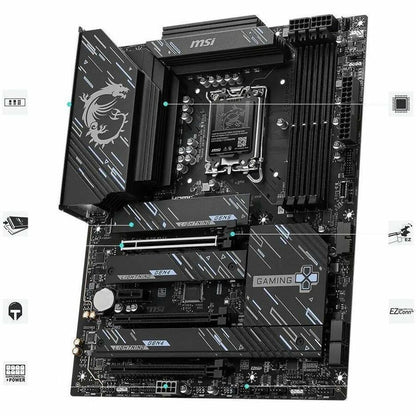 Alternate-Image9 Image for MSI Z890 GAMING PLUS WIFI6E Gaming Desktop Motherboard - Intel Z890 Chipset - Socket LGA-1851 - ATX