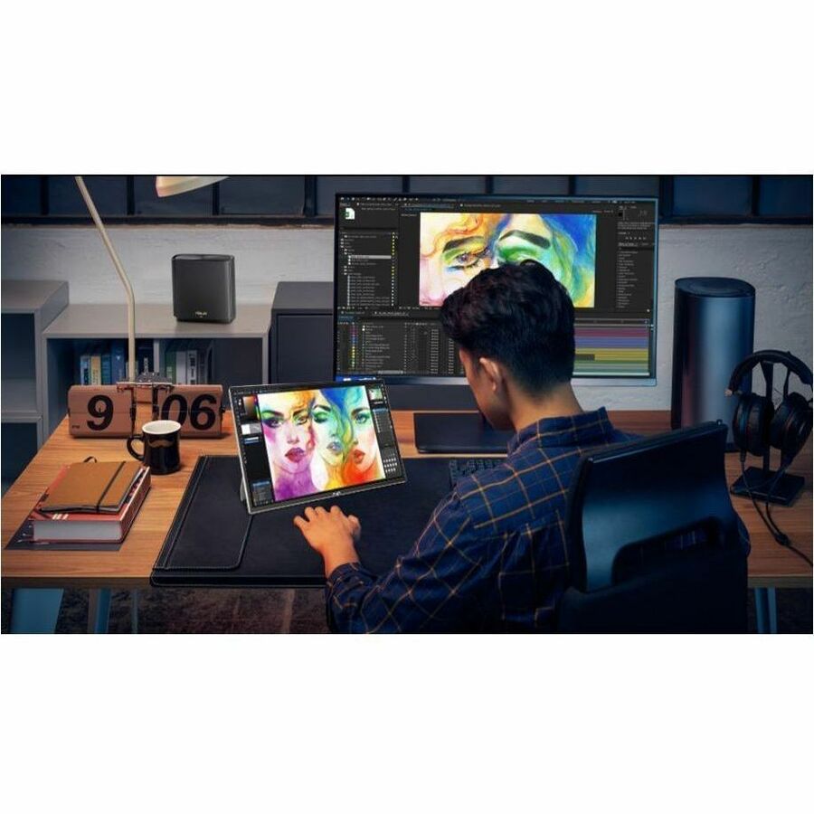 Life-Style Image for Asus ZenScreen MQ16FC 16" Class WUXGA OLED Monitor - 16:10