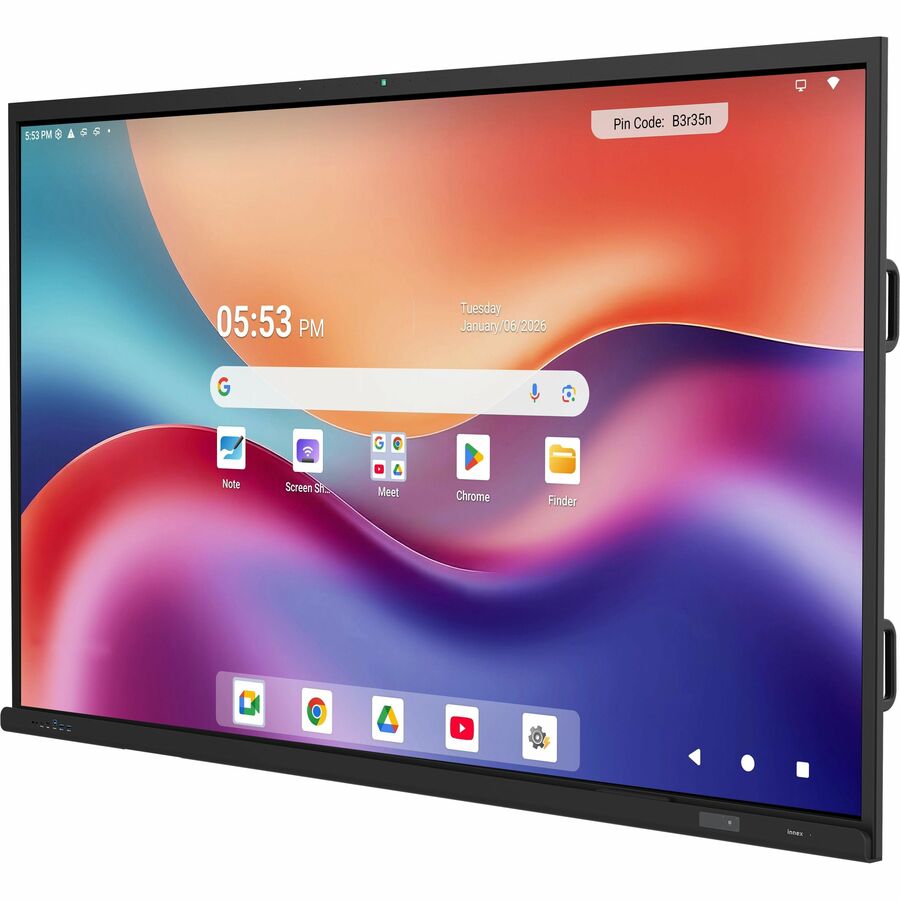 Alternate-Image9 Image for Innex EU75 Plus 75" 4K UHD Interactive Display - Google EDLA - Built-in 48MP AI Camera & Mic Array - Wireless Screen Share - Android 15 - 60W Soundbar
