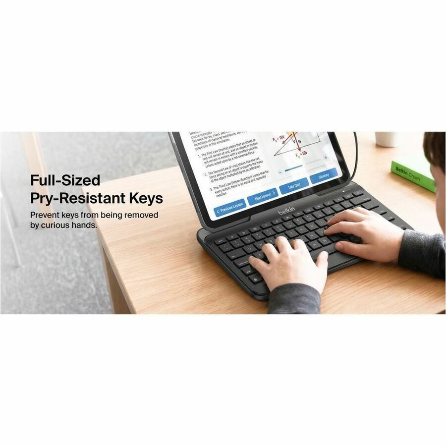 Alternate-Image2 Image for Belkin Connect USB-C Keyboard with Stand for iPad