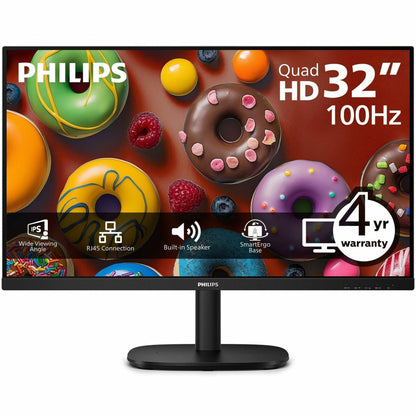 Main Image for Philips 32B2U3601 32" Class WQHD LED Monitor - 16:9 - Black