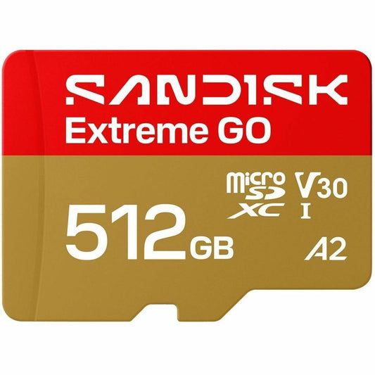 Main Image for SanDisk 512 GB Class 10/UHS-I (U3) V30 microSDXC