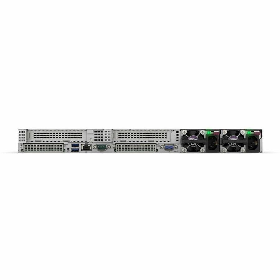 Rear Image for HPE ProLiant DL365 G11 1U Rack Server - 1 x AMD EPYC 9115 2.60 GHz - 64 GB RAM - NVMe, 12Gb/s SAS, Serial ATA/600 Controller