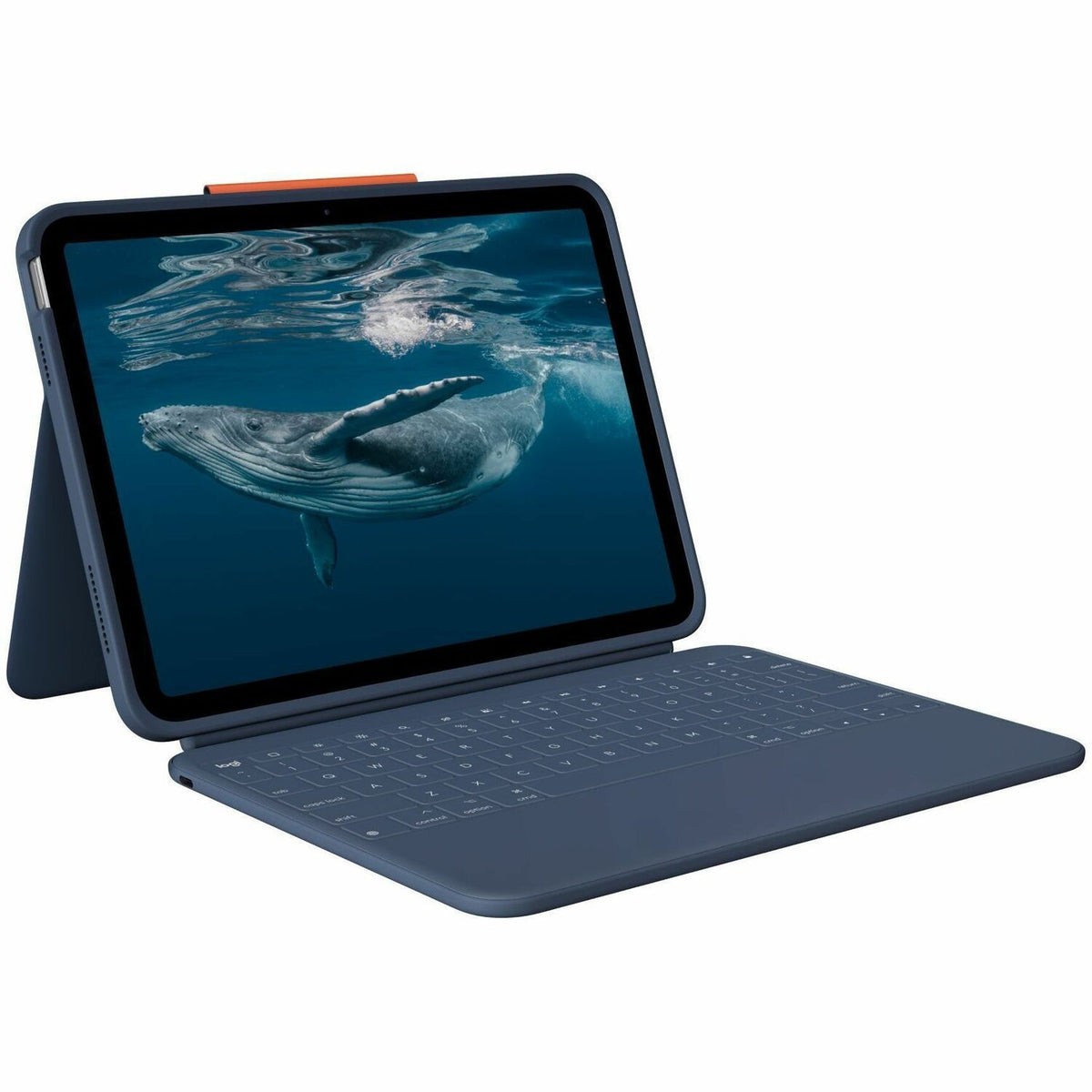Main Image for Logitech Rugged Combo 4c iPad Keyboard Case: iPad (10th Gen, A16) Case with Military-Grade Drop Protection, USB-C Charging Port, Smart Connector, Pencil Holder