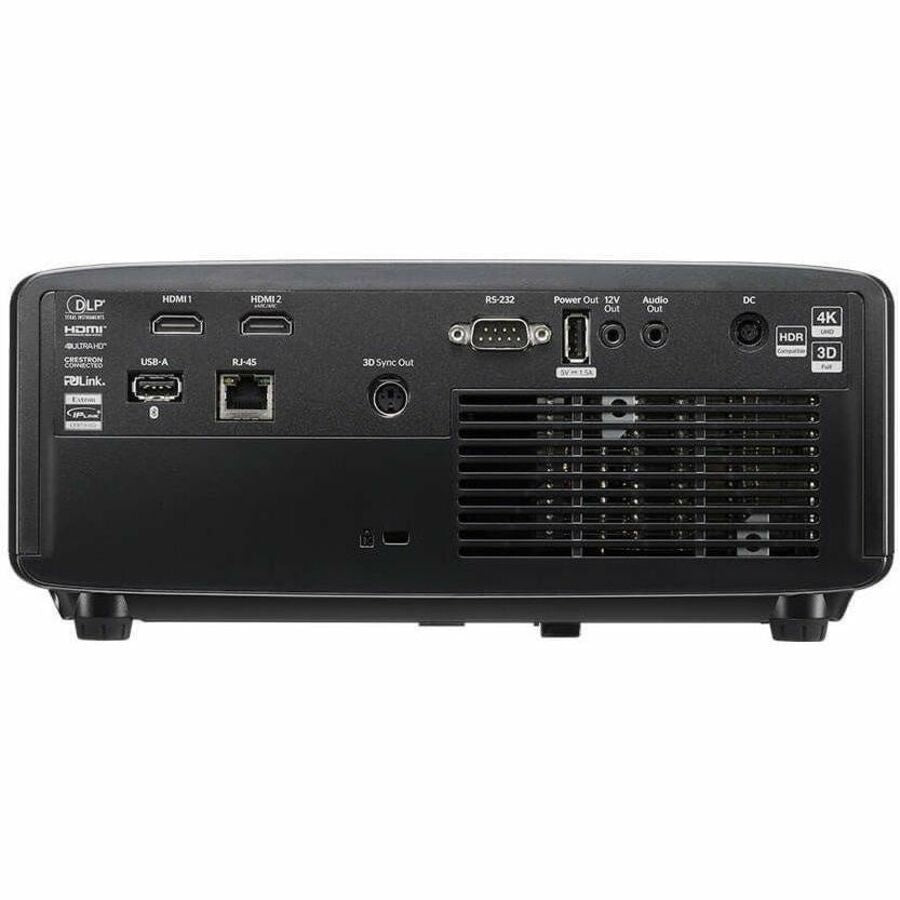 Rear Image for Optoma ZK521ST-B 3D Short Throw DLP Projector - 16:9 - Wall Mountable - Black