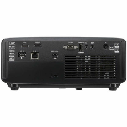 Rear Image for Optoma ZK521ST-B 3D Short Throw DLP Projector - 16:9 - Wall Mountable - Black