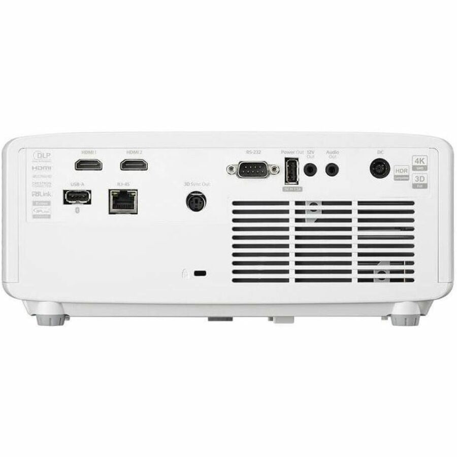 Rear Image for Optoma ZK431ST 3D Short Throw DLP Projector - 16:9 - Wall Mountable - White