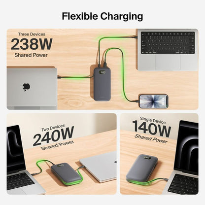 Alternate-Image9 Image for Belkin UltraCharge Pro Laptop Power Bank 27K, Charcoal