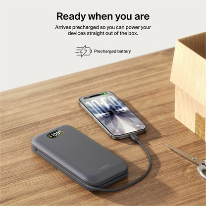 Alternate-Image6 Image for Belkin UltraCharge Pro Laptop Power Bank 27K, Charcoal