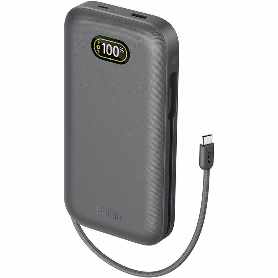 Alternate-Image1 Image for Belkin UltraCharge Pro Laptop Power Bank 27K, Charcoal