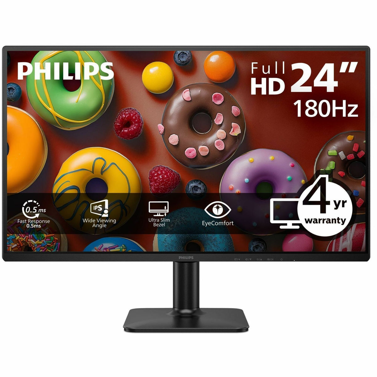 Main Image for Philips 24E2G2201 24" Class Full HD LED Monitor - 16:9 - Textured Black