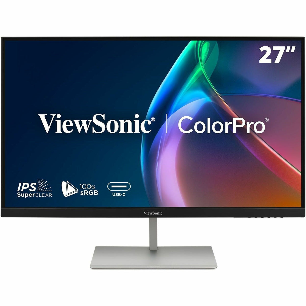 Main Image for ViewSonic VP2766-2K 27 Inch 1440P ColorPro Monitor, IPS Display with 90W USB-C, 100% sRGB Pantone Validated, and 120Hz for Creative Work, Graphic Design, and Video Editing