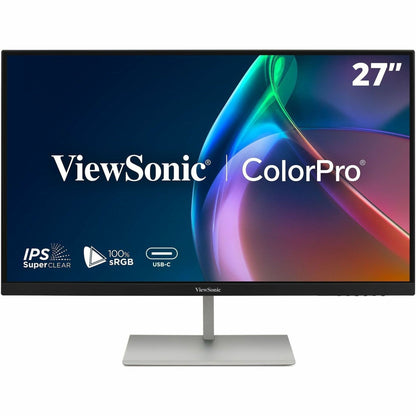 Main Image for ViewSonic VP2766-2K 27 Inch 1440P ColorPro Monitor, IPS Display with 90W USB-C, 100% sRGB Pantone Validated, and 120Hz for Creative Work, Graphic Design, and Video Editing