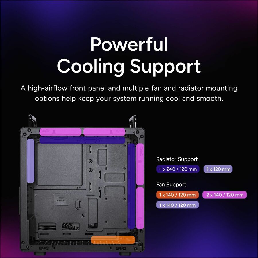 Alternate-Image5 Image for Cooler Master QUBE 340 Black