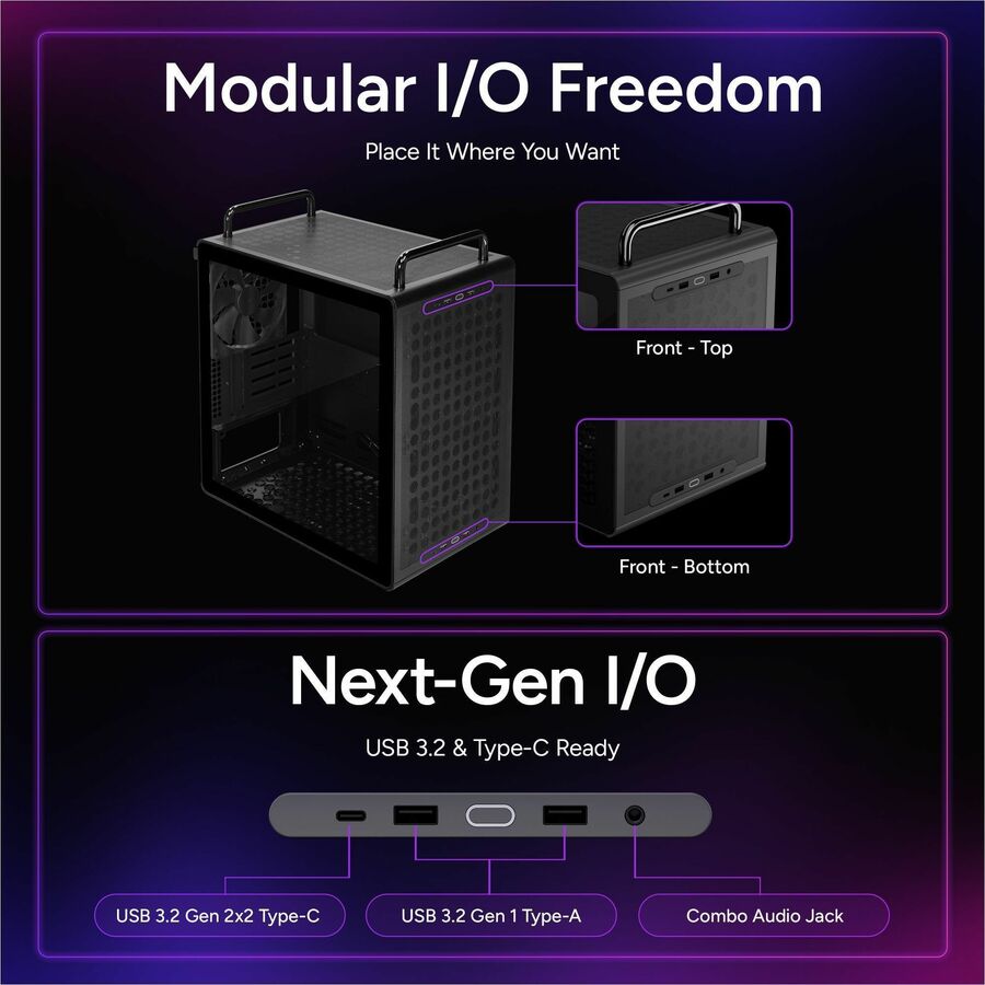 Alternate-Image2 Image for Cooler Master QUBE 340 Black