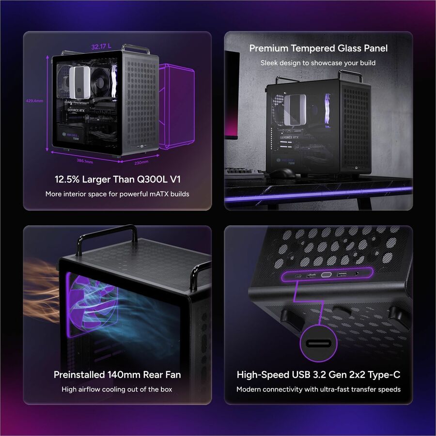 Alternate-Image1 Image for Cooler Master QUBE 340 Black