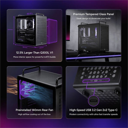 Alternate-Image1 Image for Cooler Master QUBE 340 Black