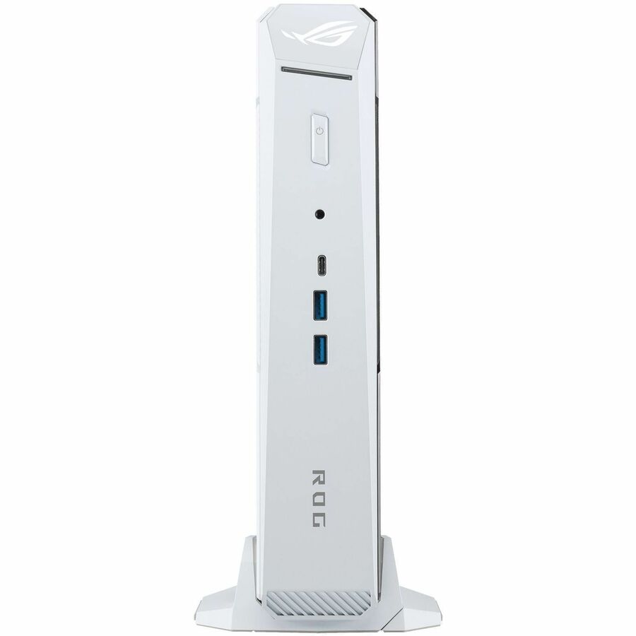 Front Image for Asus ROG NUC 16 RNUC16JNK9X2AAAU Gaming Desktop Computer - Intel Core Ultra 9 Series 2 290HX Plus - 64 GB - 2 TB PCI Express NVMe 4.0 SSD - Mini PC - White