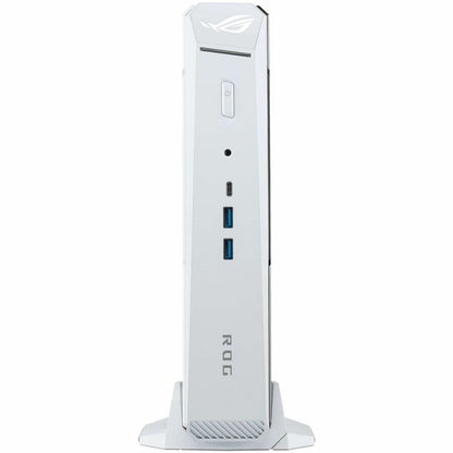 Front Image for Asus ROG NUC 16 RNUC16JNK9X2AAAU Gaming Desktop Computer - Intel Core Ultra 9 Series 2 290HX Plus - 64 GB - 2 TB PCI Express NVMe 4.0 SSD - Mini PC - White