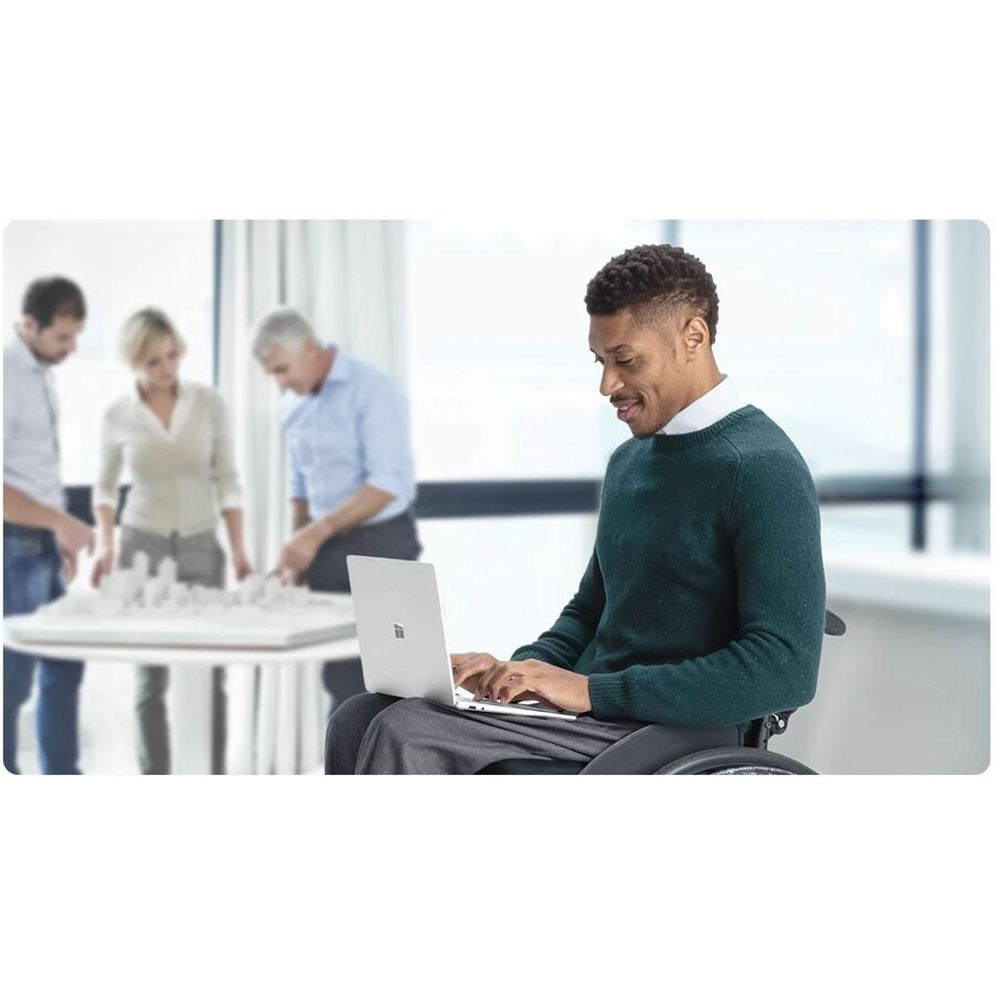 Life-Style Image for Microsoft Surface Laptop for Business (1st Edition) 13" Touchscreen Notebook - 60 Hz - Intel Core Ultra 5 Series 3 - 8 GB - 256 GB SSD - Platinum