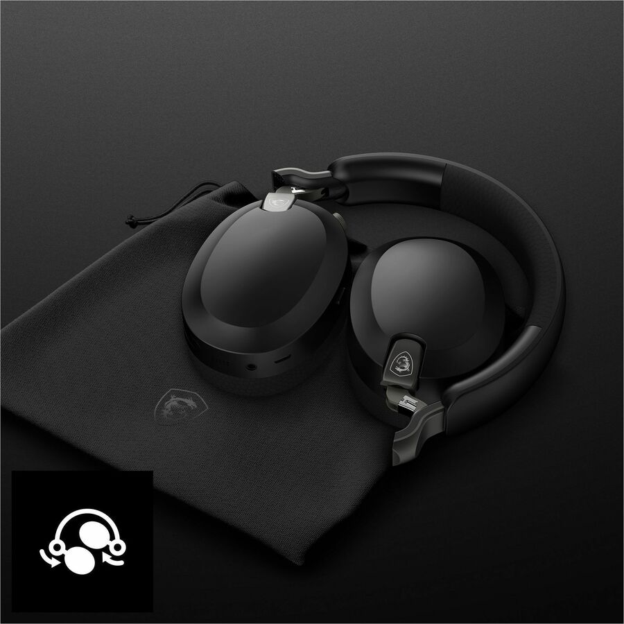 Alternate-Image10 Image for MSI MAESTRO 500 Wireless Black Gaming Headset