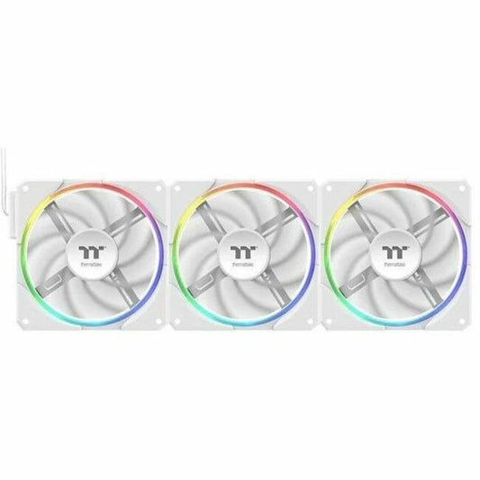 Main Image for Thermaltake TS120 EX RGB PC Cooling Fan - White (3-Fan Pack)
