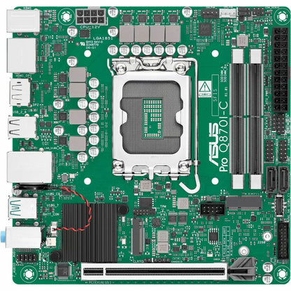 Main Image for Asus Pro Q870I-C-CSM Desktop Motherboard - Intel Q870 Chipset - Socket LGA-1851 - Mini ITX