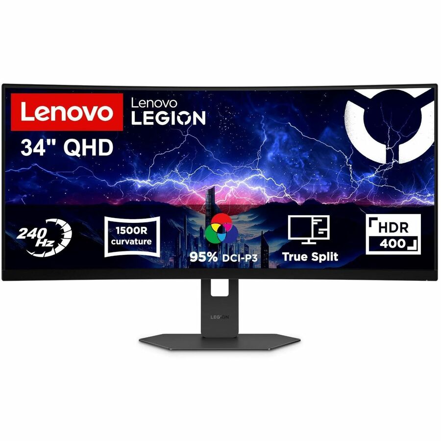 Front Image for Legion 34W-2c 34" Class UW-QHD Curved Screen LED Monitor - 21:9 - Eclipse Black
