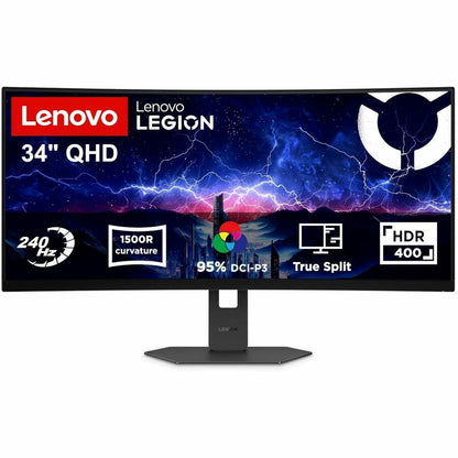 Front Image for Legion 34W-2c 34" Class UW-QHD Curved Screen LED Monitor - 21:9 - Eclipse Black