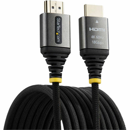 Alternate-Image3 Image for StarTech 6ft (1.8m) Premium Certified High Speed HDMI Cable, Ultra Flexible HDMI Cable, 4K60Hz/1440p144Hz, Braided HDMI 2.0 Cord