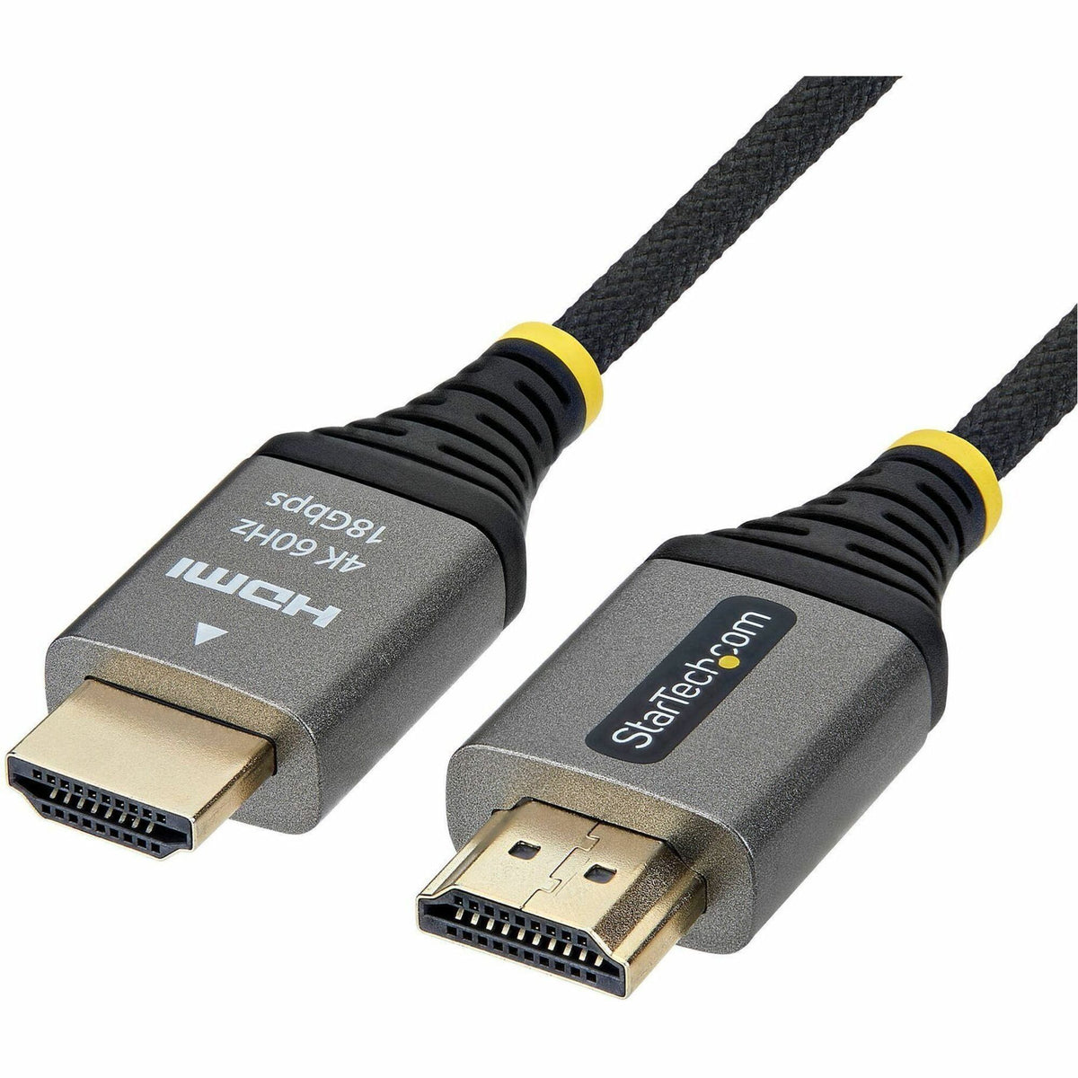Main Image for StarTech 6ft (1.8m) Premium Certified High Speed HDMI Cable, Ultra Flexible HDMI Cable, 4K60Hz/1440p144Hz, Braided HDMI 2.0 Cord