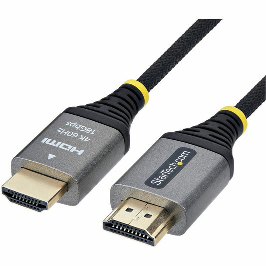 Main Image for StarTech 10ft (3m) Premium Certified High Speed HDMI Cable, Ultra Flexible HDMI Cable, 4K60Hz/1440p144Hz, Braided HDMI 2.0 Cord