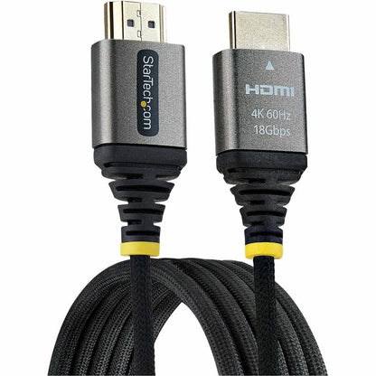 Alternate-Image3 Image for StarTech 3ft (91cm) Premium Certified High Speed HDMI Cable, Ultra Flexible HDMI Cable, 4K60Hz/1440p144Hz, Braided HDMI 2.0 Cord