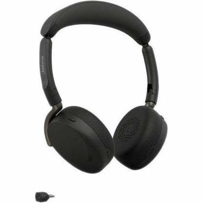 Left Image for Jabra Evolve3 65 Flex MS - USB-C with Dongle - Black