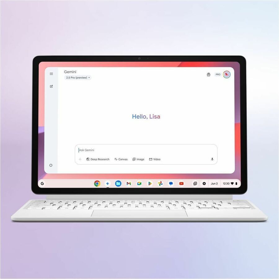 Alternate-Image5 Image for Asus Chromebook CM32 Detachable CM3206 CM3206DM4A-YZ44T 12.1" Touchscreen Detachable 2 in 1 Chromebook - Octa-core (ARM Cortex A78 + Cortex A55) - 4 GB - 64 GB Flash Memory - Cloud Titanium