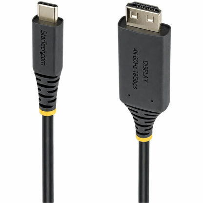 Main Image for StarTech 6ft USB-C to HDMI Adapter Cable with Gripping Connector, 4K 60Hz, HDR, Uni-directional USBC to HDMI Video Converter