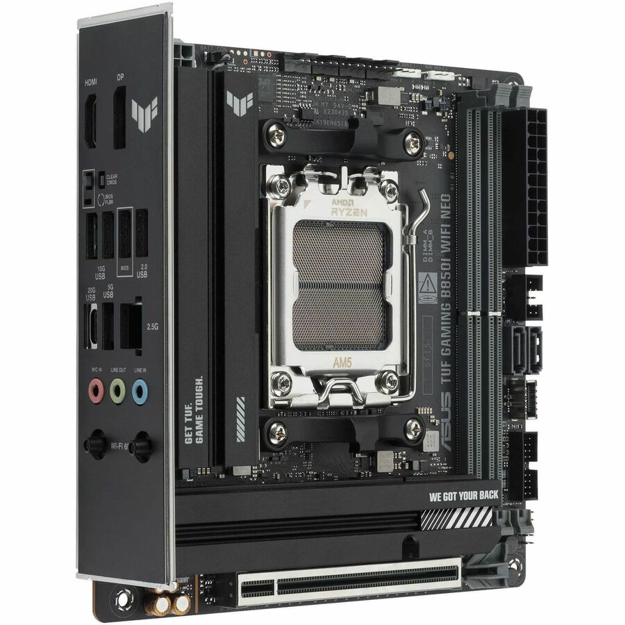Alternate-Image1 Image for TUF B850I WIFI NEO Gaming Desktop Motherboard - AMD B850 Chipset - Socket AM5 - Mini ITX
