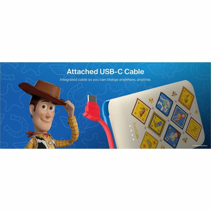 Alternate-Image5 Image for Belkin BoostCharge Power Bank 10K with Integrated Cable, Toy Story 5