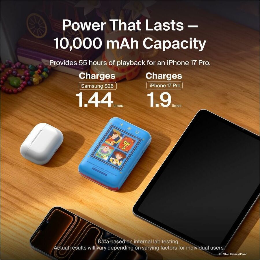 Alternate-Image9 Image for Belkin BoostCharge Power Bank 10K with Integrated Cable, Toy Story 5