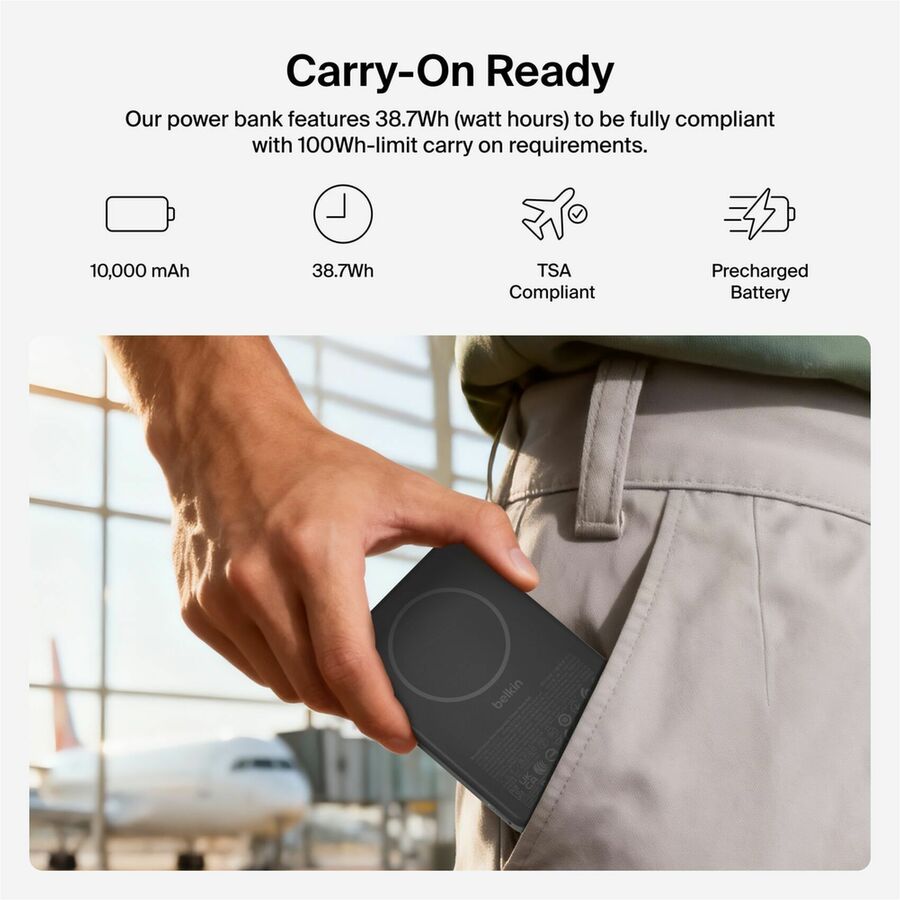 Alternate-Image9 Image for Belkin BoostCharge Slim Magnetic Power Bank 10K