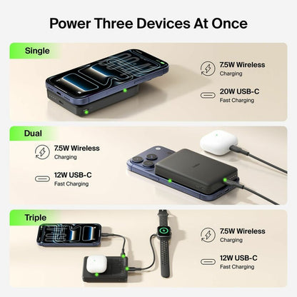 Alternate-Image8 Image for Belkin BoostCharge Slim Magnetic Power Bank 10K