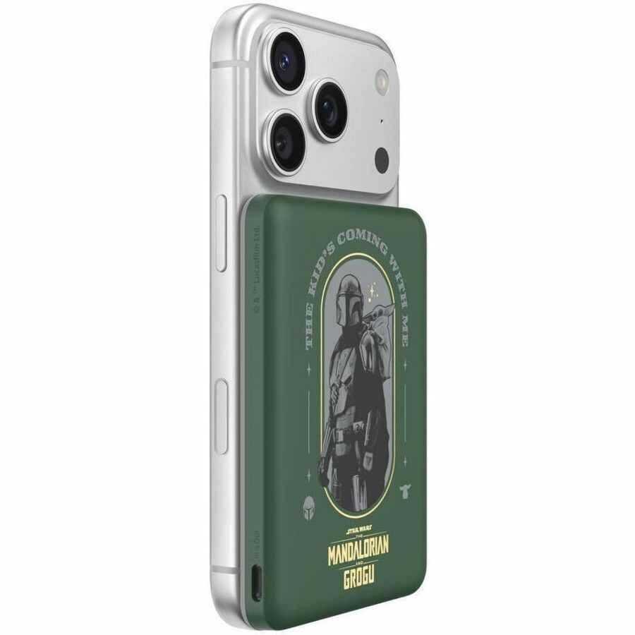 Alternate-Image1 Image for Belkin BoostCharge Slim Magnetic Power Bank 5K, The Mandalorian & Grogu