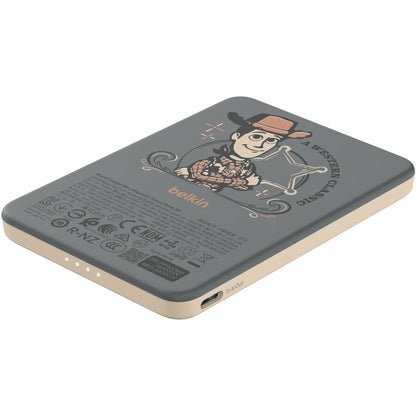 Alternate-Image1 Image for Belkin BoostCharge Slim Magnetic Power Bank 5K, Toy Story 5